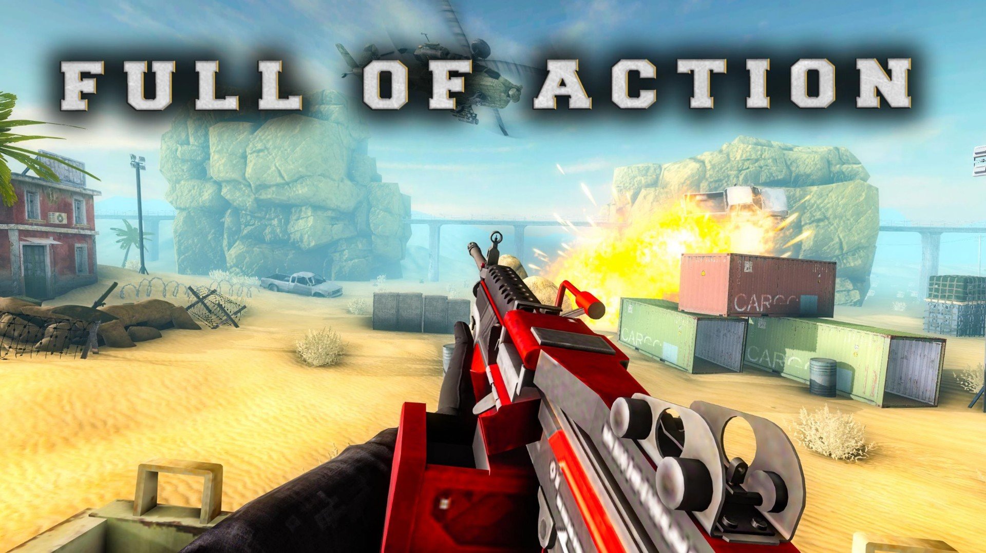 荒漠枪手射击(Desert Gunner Battlefield Machine)游戏APP下载