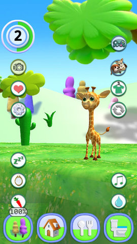 会说话的长颈鹿吉娜免费版