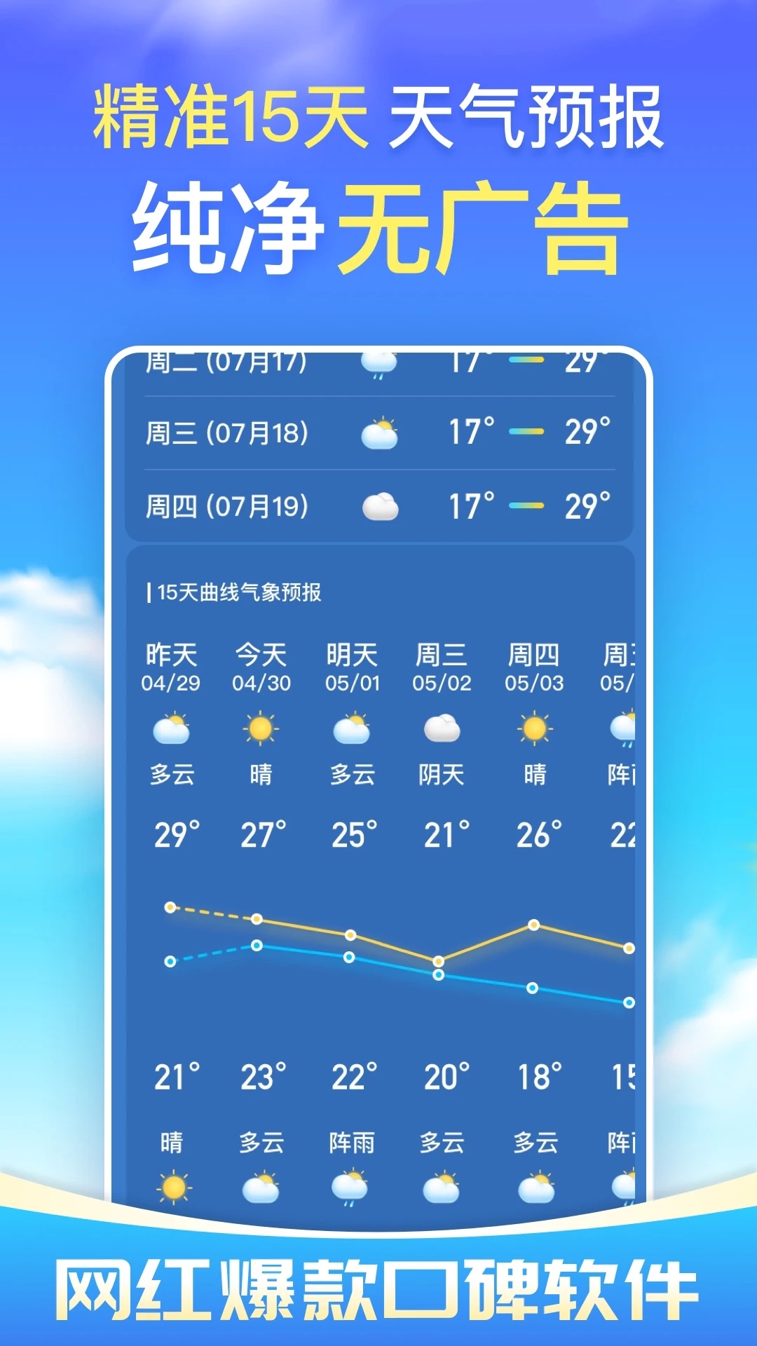 天气预报下载纯净版