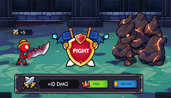 红色火柴人冒险游戏