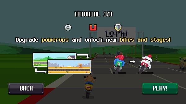 像素摩托车游戏手机版