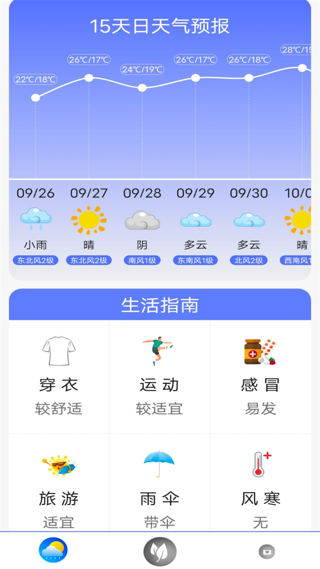指尖天气预报免费版