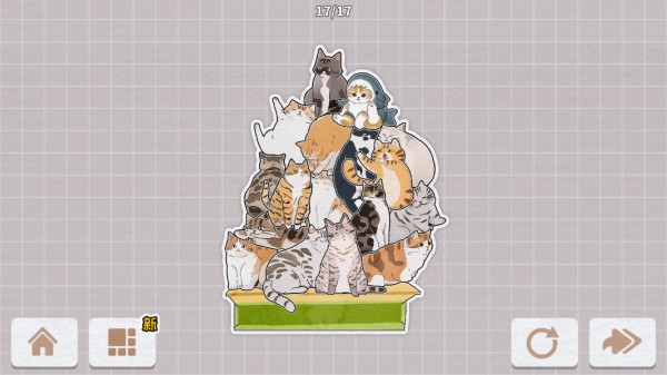 挤在一起的猫猫无限体力