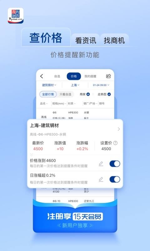 我的钢铁网app下载安装最新版