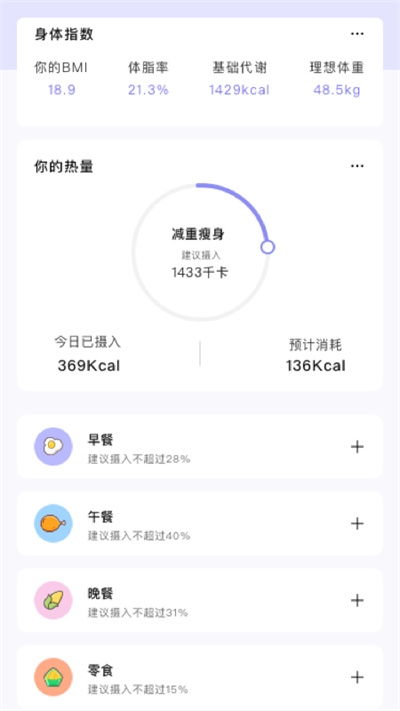 卡路里计算器app