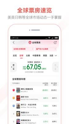 猫眼专业版实时票房app