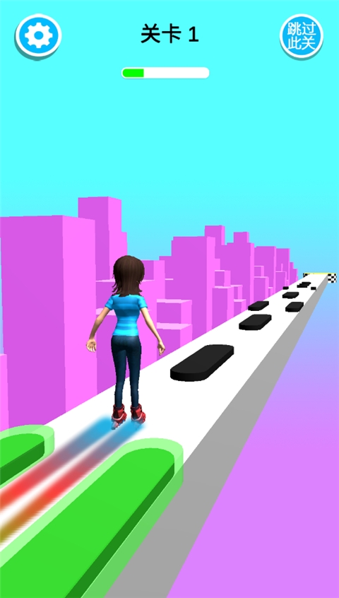 天空滑轮游戏3d