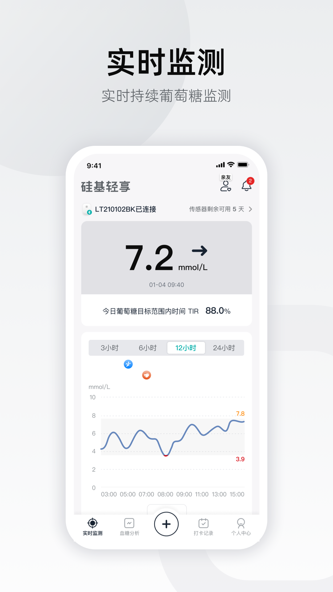 硅基轻享动态血糖仪下载app