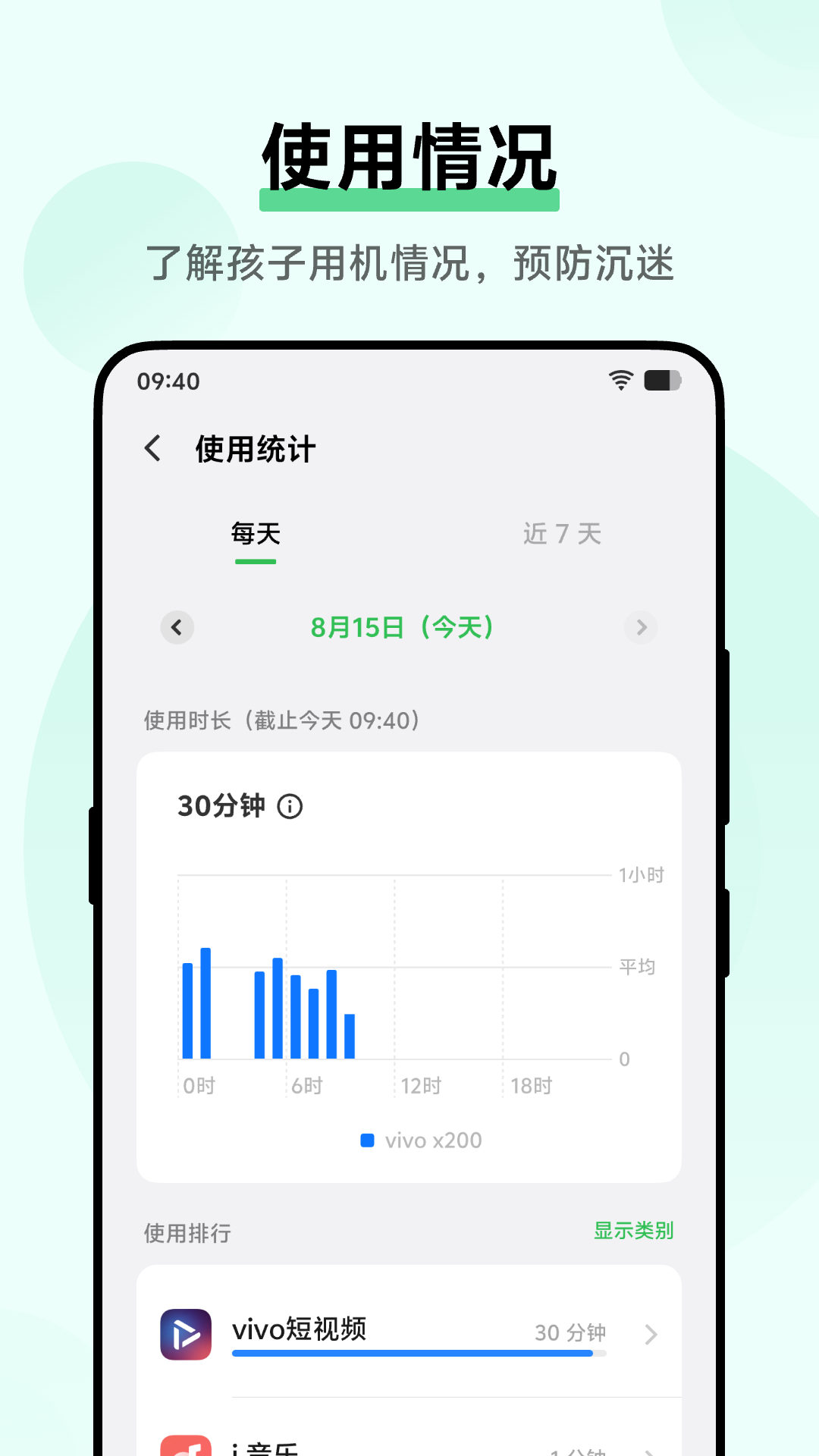 vivo孩子守护app