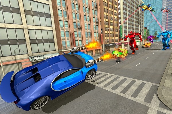 无人机机器人游戏