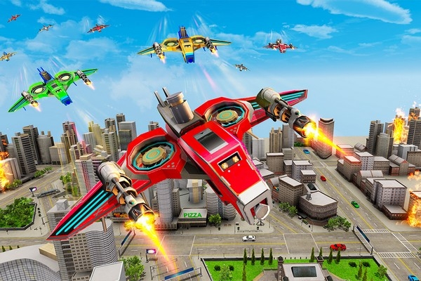 无人机机器人游戏