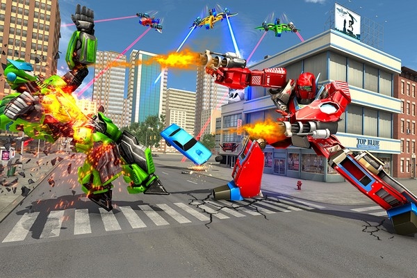 无人机机器人游戏