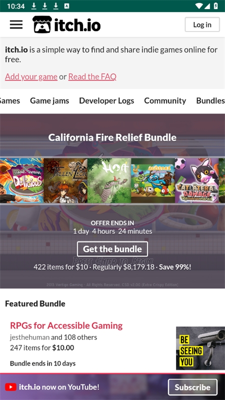 itch游戏平台官方中文版