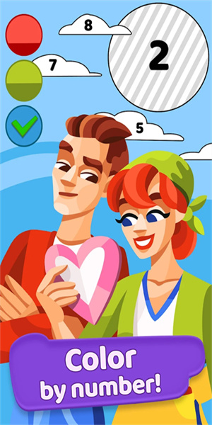 画廊涂色本和装饰手游