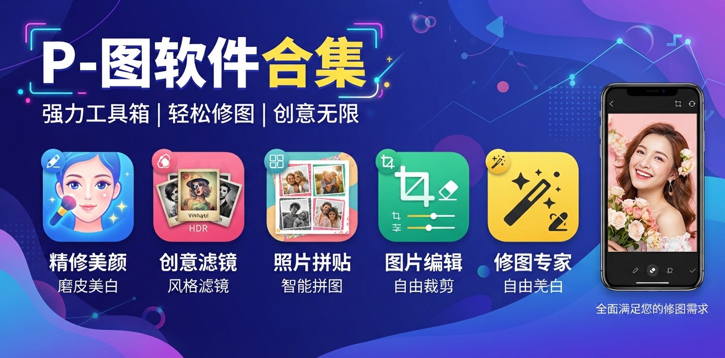 简单好用的p图软件有哪些大全