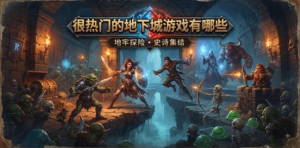 很热门的地下城游戏有哪些推荐